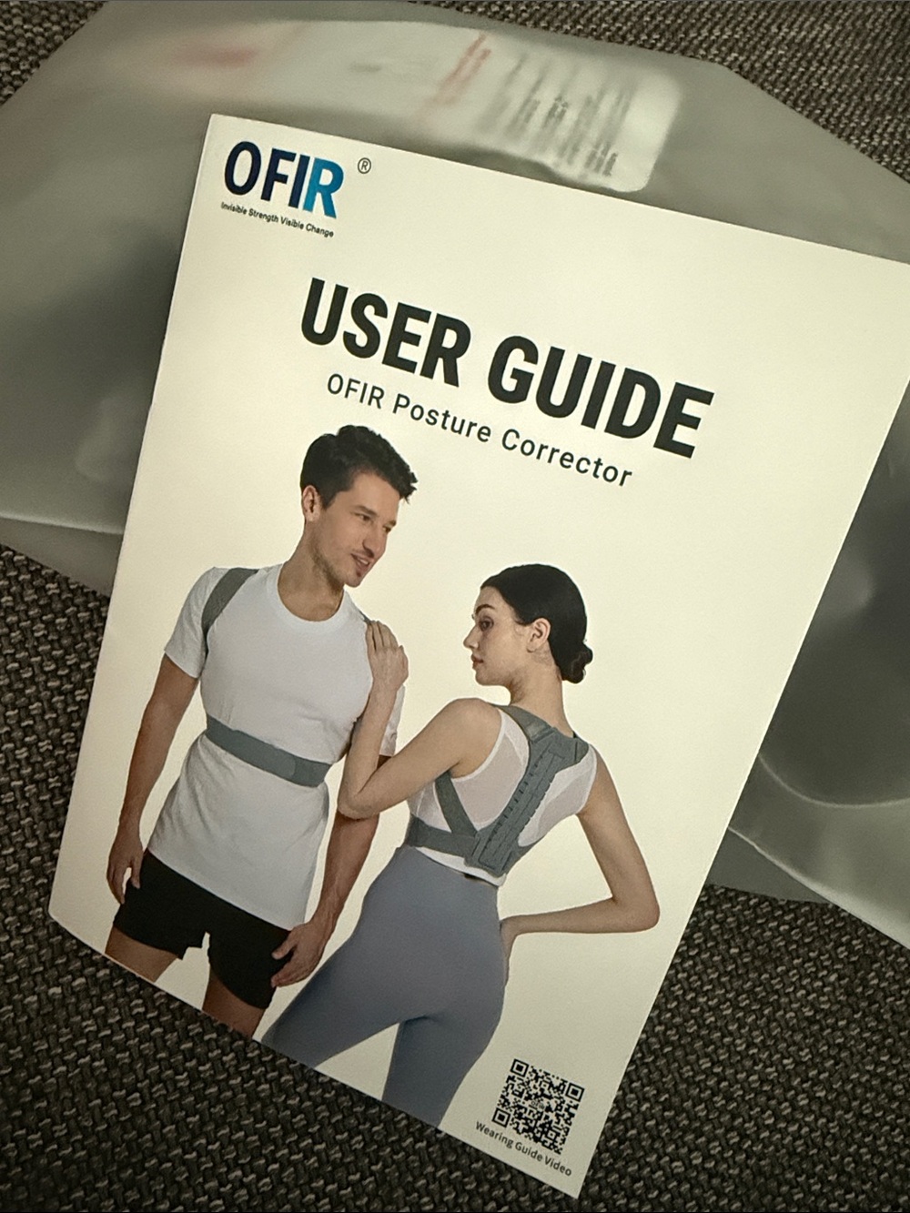 XL Gray Posture Corrector - Adjustable Back Support